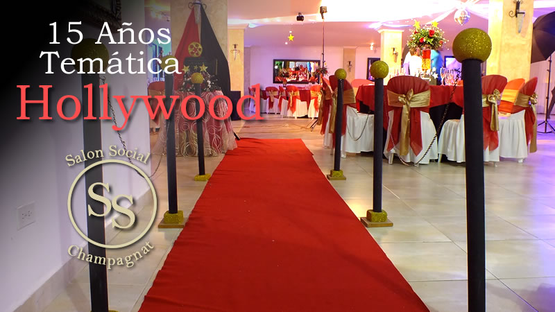 15 año tematica hollywood cali